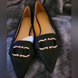 Brand new women's ASOS size 6 flats black suede